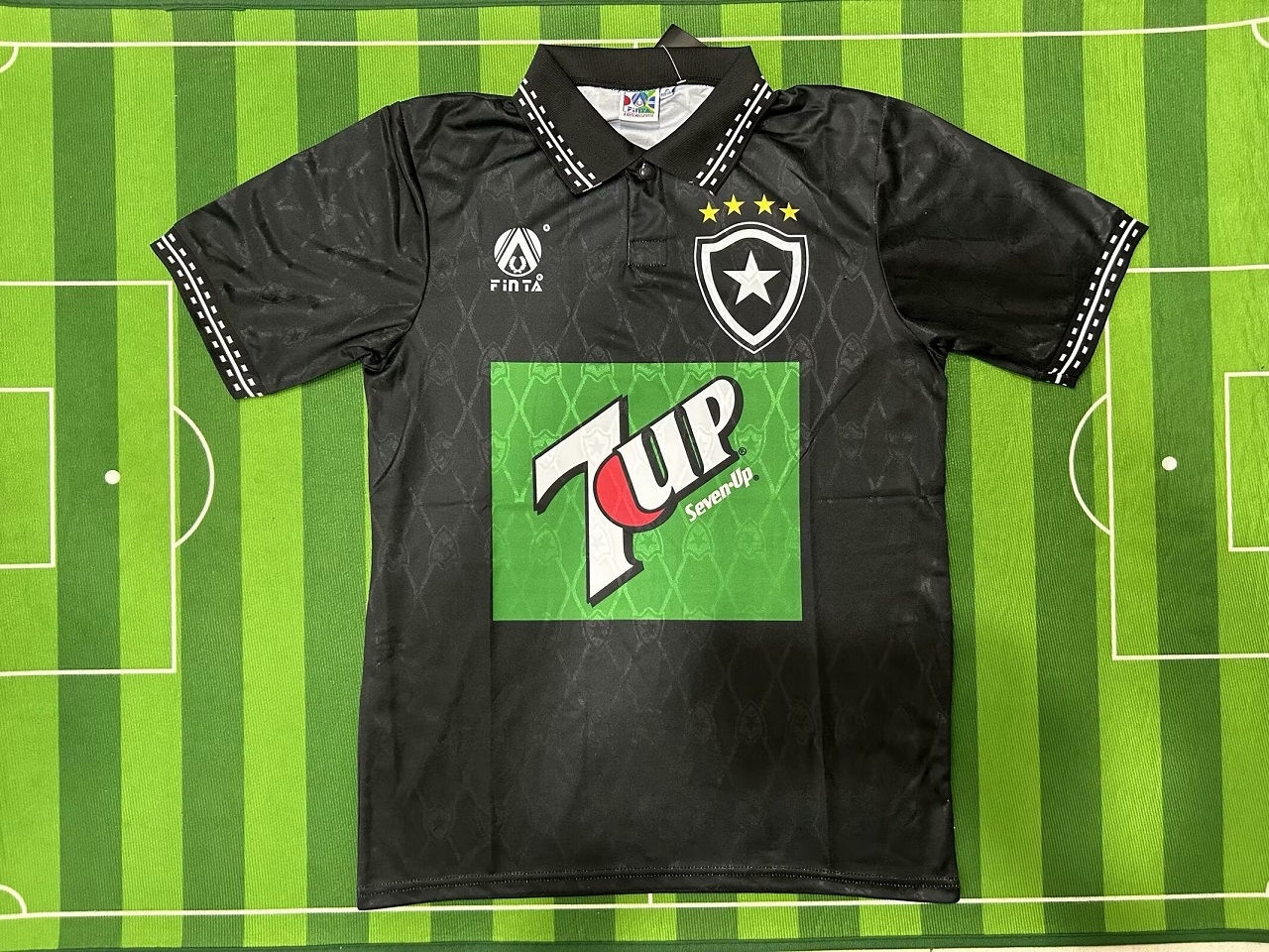 AAA Quality Botafogo 1995 Away Black Soccer Jersey